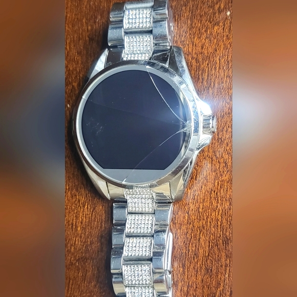 Michael Kors Bradshaw smart watch, crystals on band all in tack. Works perfectly - Picture 10 of 11
